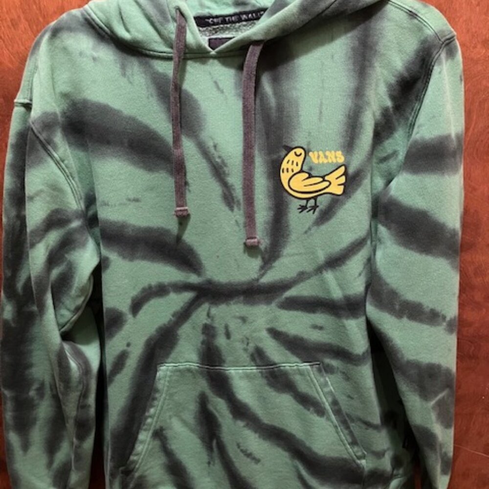 Vans Tie Dye Peaceful Outdoors Hoodie Green Men’s Small